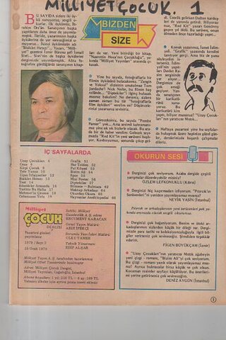 Milliyet Çocuk 1979 / 3