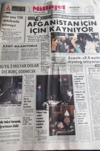 Milliyet Halk Gazetesi 8 Ocak 1980 Sayı 11562