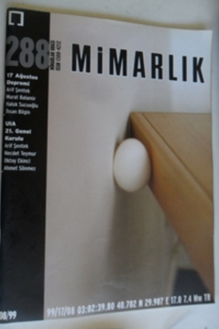 Mimarlık Dergisi 1999 / 288