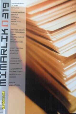 Mimarlık Dergisi 2004 / 319