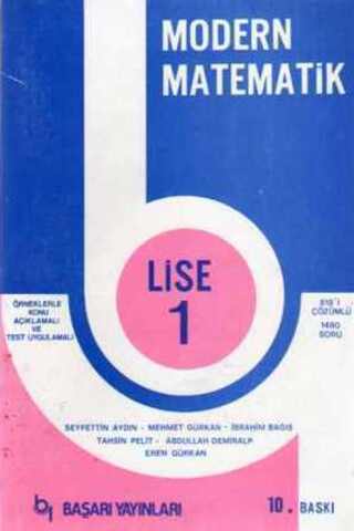 Modern Matematik / Lise 1 Seyfettin Aydın
