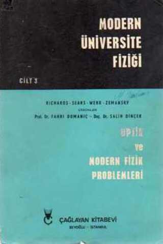 Modern Üniversite Fiziği Cilt 3 Richards-Sears-Wehr-Zemansky