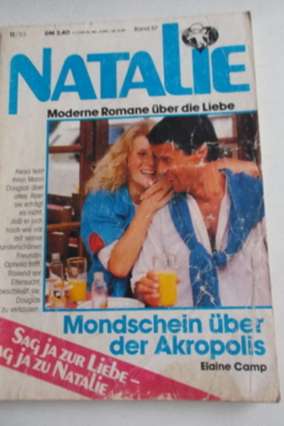 Mondschein Über Der Akropolis