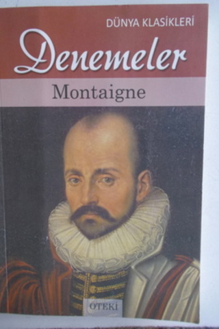 Montaigne Denemeler Montaigne