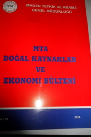 MTA Doğal Kaynaklar ve Ekonomi Bülteni