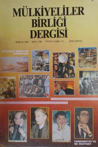 Mülkiyeliler Birliği Dergisi 1991/138
