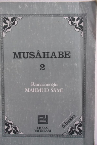 Musahabe 2.Cilt Mahmud Sami
