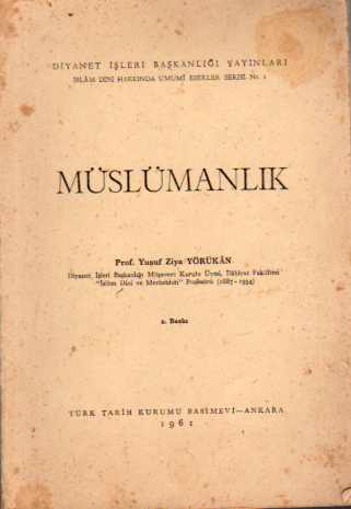 Müslümanlık Yusuf Ziya Yörükan