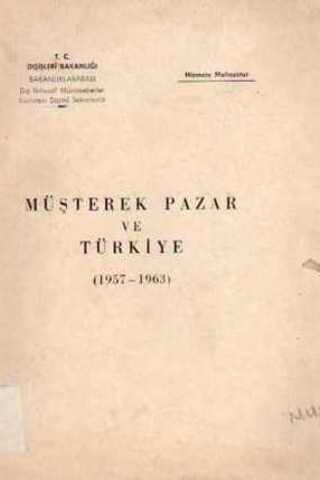Müşterek Pazar Ve Türkiye