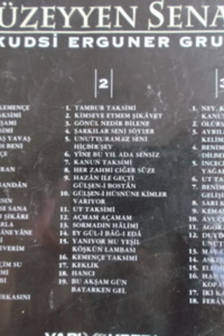 Müzeyyen Senar ve Kudsi Erguner Grubu / 3 CD Müzeyyen Senar ve Kudsi Erguner Grubu / 3 CD
