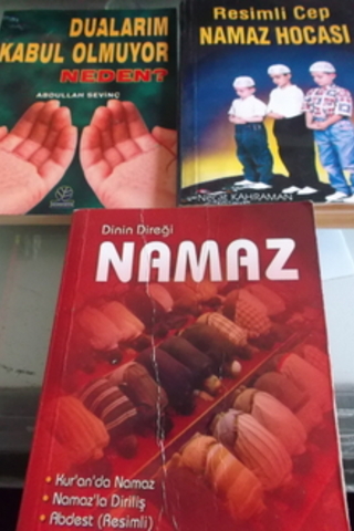 Namaz ve Dua Kitapları / 3 Adet