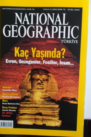 National Geographic 2001 / Eylül - Kaç Yaşında
