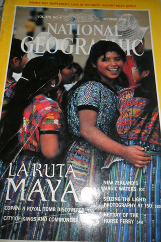 National Geographic 1989 / October - Laruta MAYA