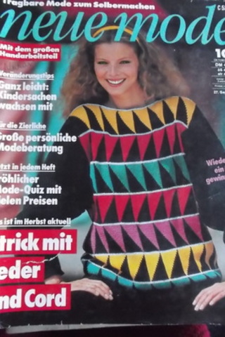 Neue Mode 1982 / 10 (Paftalı)