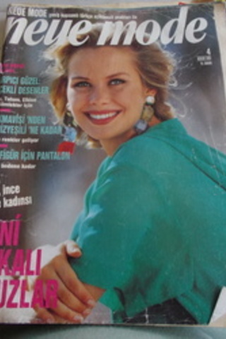 Neue Mode 1991 / 4 (Paftalı)