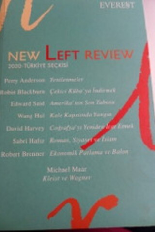 New Left Review 2000 / Türkiye Seçkisi