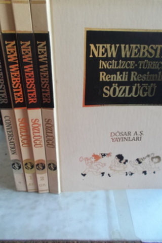 New Webster İngilizce - Türkçe Renkli Resimli Sözlüğü 3 Cilt + EK