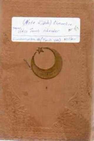 Nota Kitabı Osmanlıca Şamlı İskender