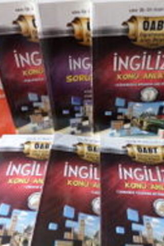 ÖABT İngilizce Konu Anlatım Soru Bankası / 7 Adet