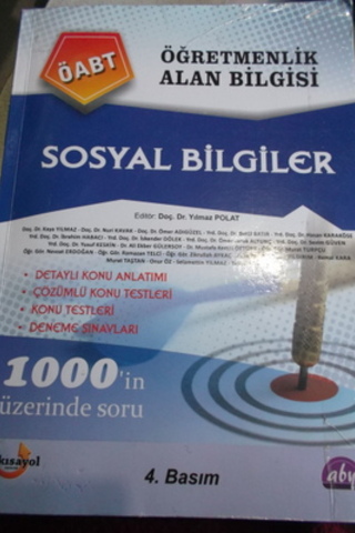 ÖABT Sosyal Bilgiler Öğretmenlik Alan Bilgisi Yılmaz Polat