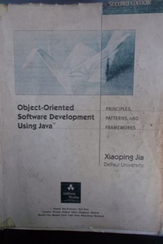 Object Oriented Software Development Using Java Xiaoping Jia