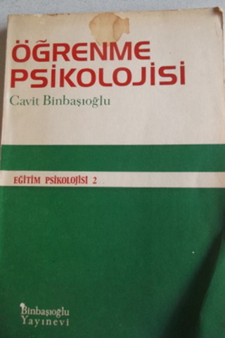 Öğrenme Psikolojisi Cavit Binbaşıoğlu