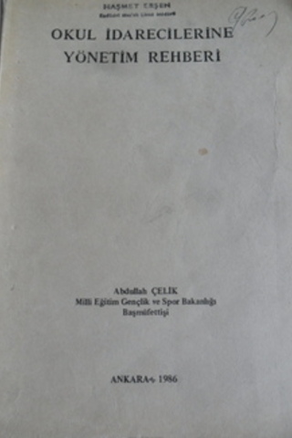 Okul İdarecilerine Yönetim Rehberi