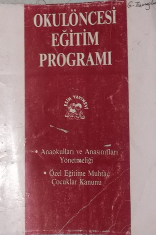 Okul Öncesi Eğitim Programı