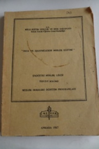 Okul ve İşletmelerde Meslek Eğitimi
