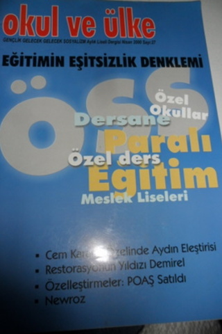 Okul ve Ülke 2000 / 27