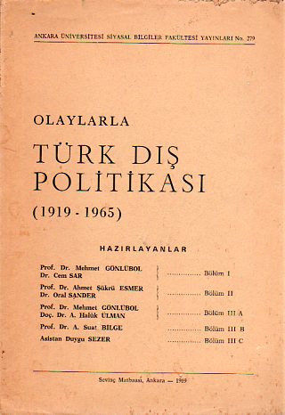 Olaylarla Türk Dış Politikası (1919-1995)