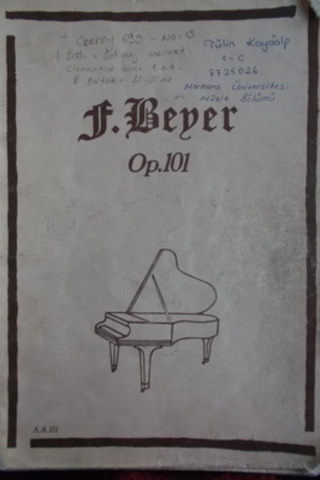 F. Beyer Op.101 Piyano Metodu (A.A.111) F. Beyer