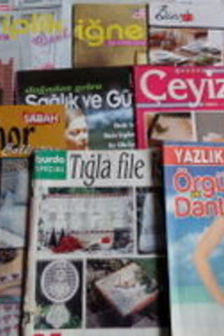 Örgü ve Dantel Kitapçıkları / 9 Adet