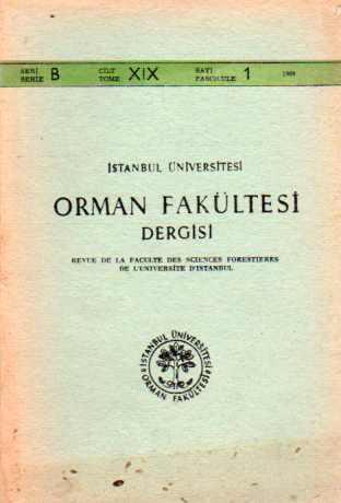 Orman Fakültesi Dergisi 1969/1