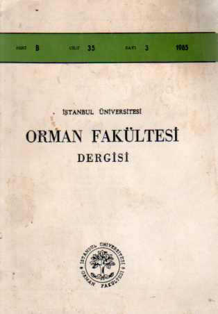 Orman Fakültesi Dergisi