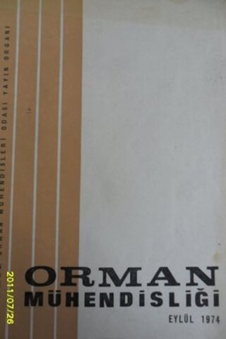 Orman Mühendisliği 1974 / Eylül