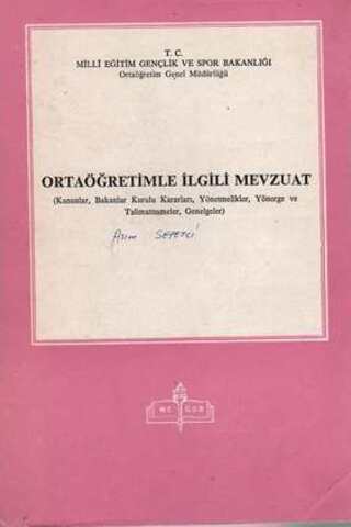 Ortaöğretimle İlgili Mevzuat