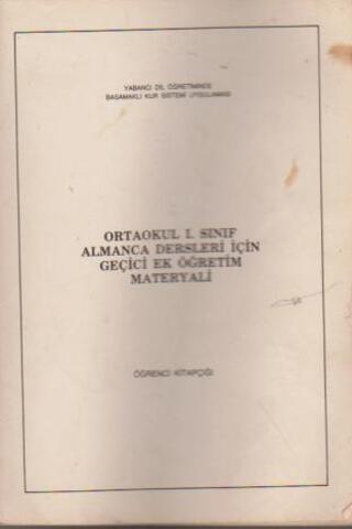 OrtaOkullar I.Sınıf Almanca Dersleri İçin Geçici Ek Öğretim Materyali