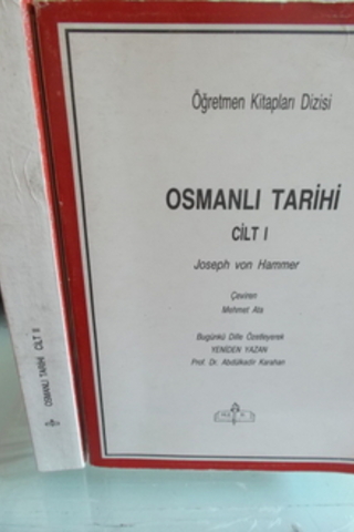 Osmanlı Tarihi 2 Cilt Takım Joseph Von Hammer
