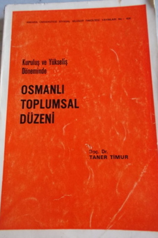 Osmanlı Toplumsal Düzeni Taner Timur