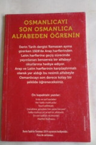 Osmanlıcayı Son Osmanlıca Alfabeden Öğrenin