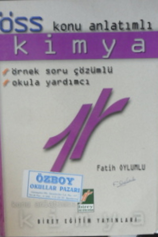 ÖSS KONU ANLATIMLI KİMYA