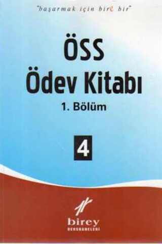 ÖSS Ödev Kitabı / 4 Kitap