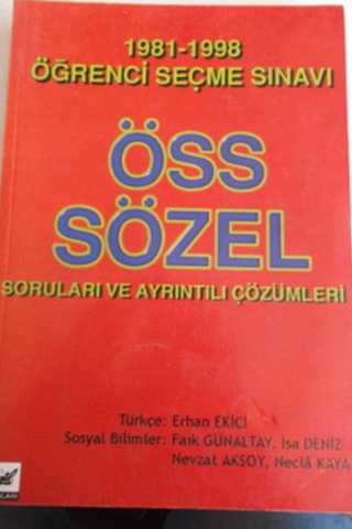 ÖSS Sözel Soruları ve Ayrıntılı Çözümleri