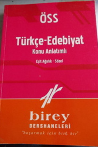 Öss Türkçe Edebiyat Konu Anlatımlı