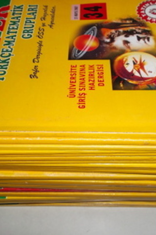 ÖSS Zafer Türkçe Matematik Grupları Dergi seti / 27 Adet