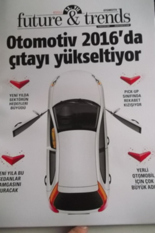 Otomotiv 2016'da Çıtayı Yükseltiyor