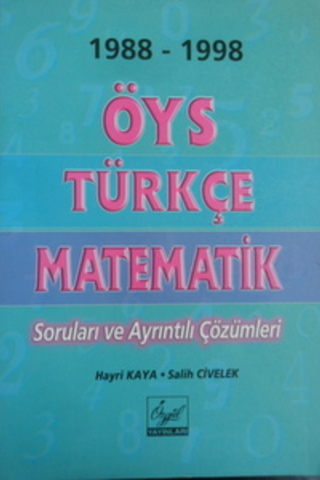 öys türkçe matematik 1988-1998