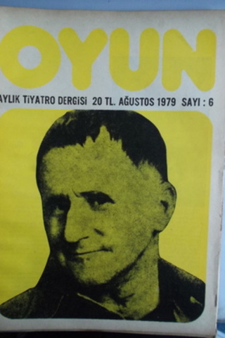 Oyun Aylık Tiyatro Dergisi 1979 / 6