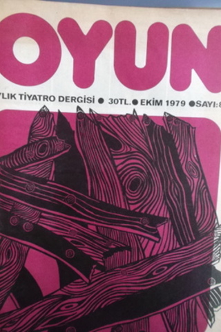 Oyun Aylık Tiyatro Dergisi 1979 / 8